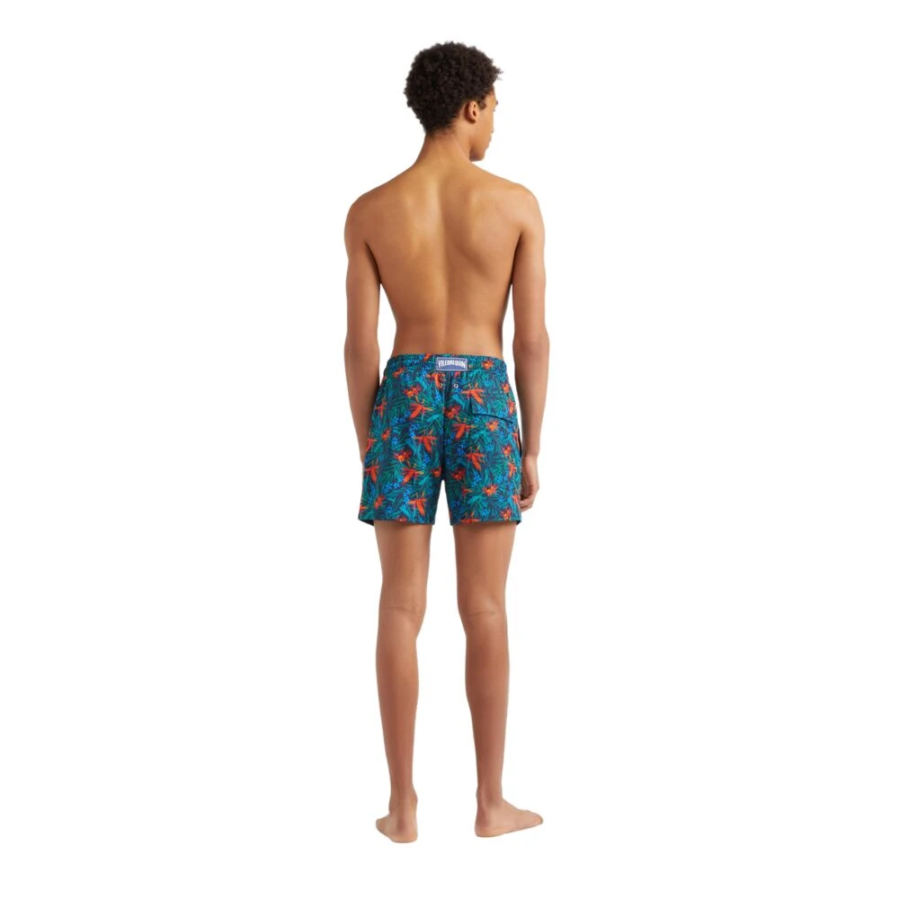 Vilebrequin Korte tropische bloemen stretch zwemshorts voor heren Multicolor Heren