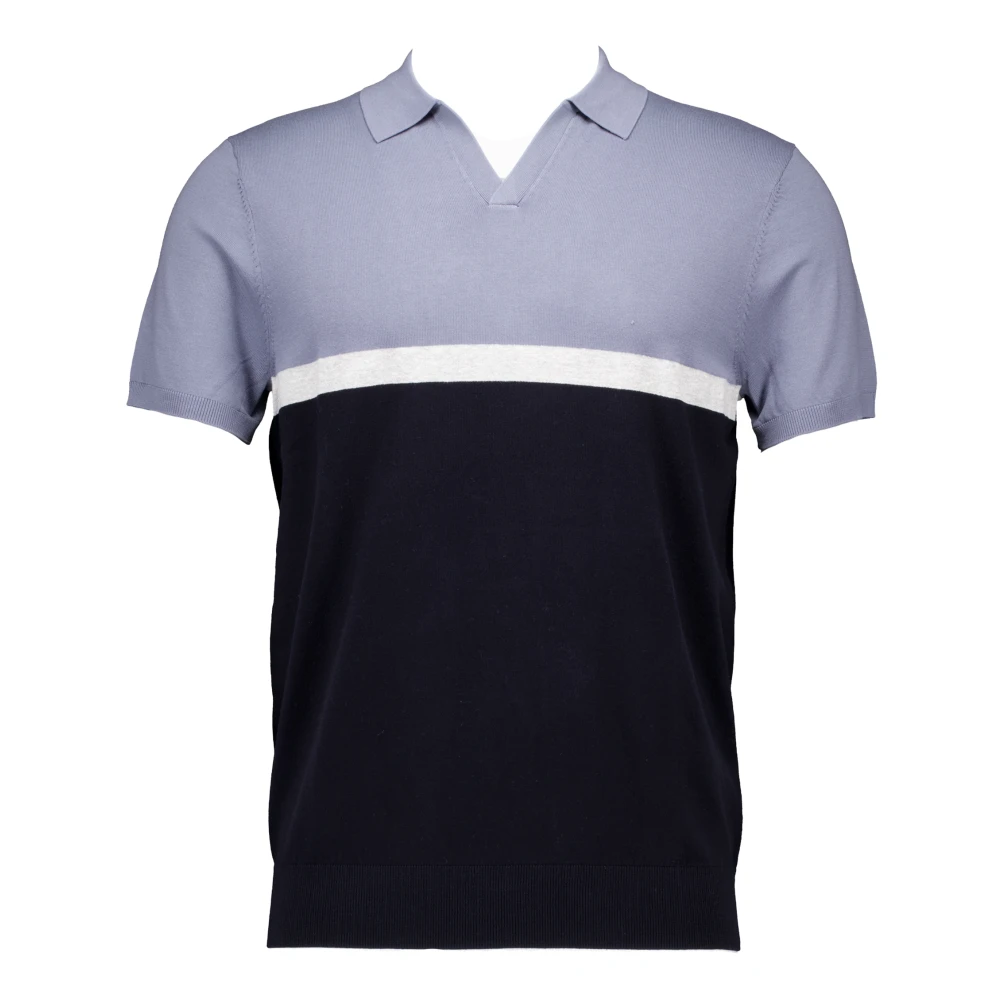 Profuomo Donkerblauw Poloshirt Blue Heren