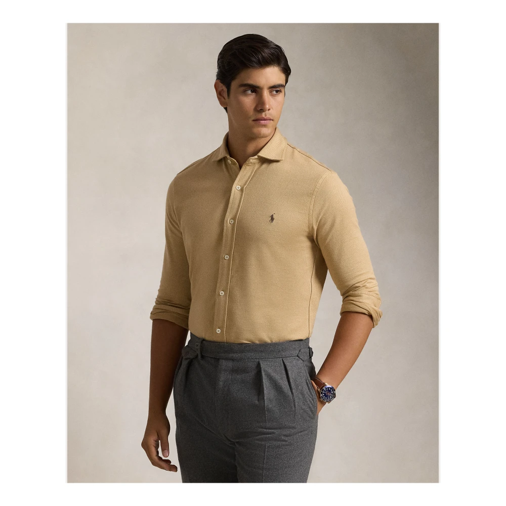 Ralph Lauren Casual Overhemd Beige Heren