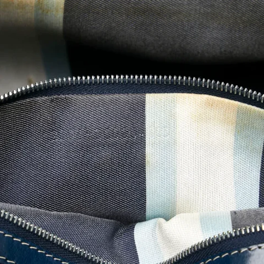 Fendi Vintage Pre-owned Canvas handbags Blue Dames