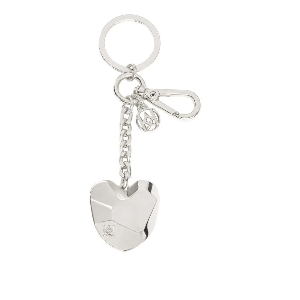Kazar Zilveren hanger in de vorm van een hart Gray Dames