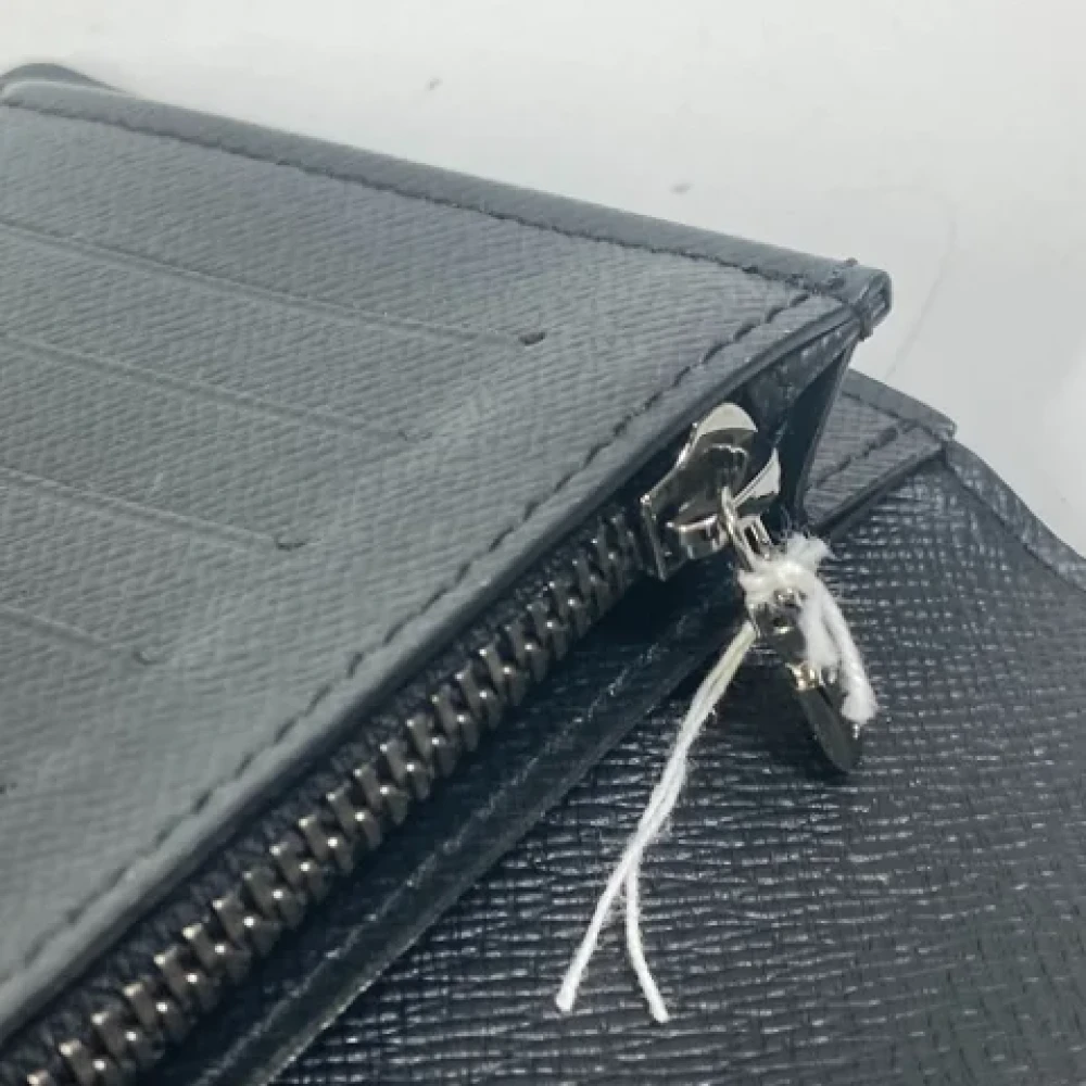 Louis Vuitton Vintage Pre-owned Fabric wallets Black Heren