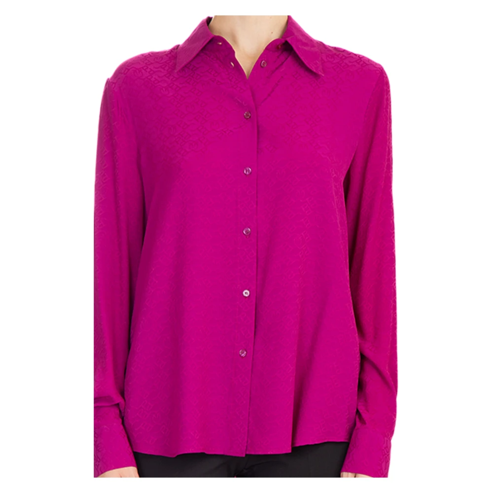 pinko Smorzare Shirt Stijlvol en Trendy Purple Dames