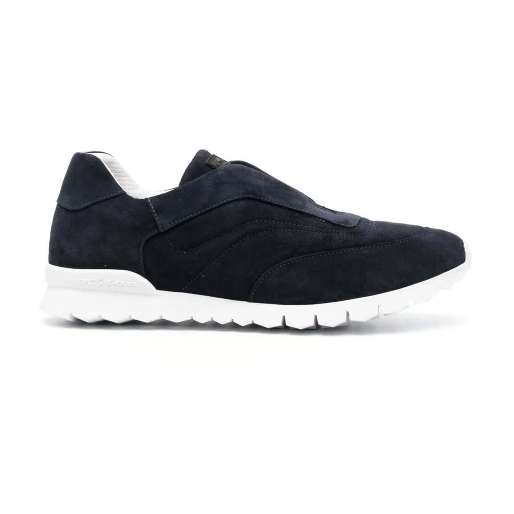 Kiton Slip-On Sneakers Heren Schoenen Blauw