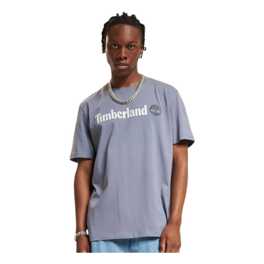 Timberland Casual Katoenen T-shirt Gray Heren