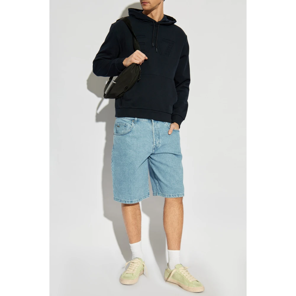Emporio Armani EA7 Sweatshirt uit de collectie Blue Heren