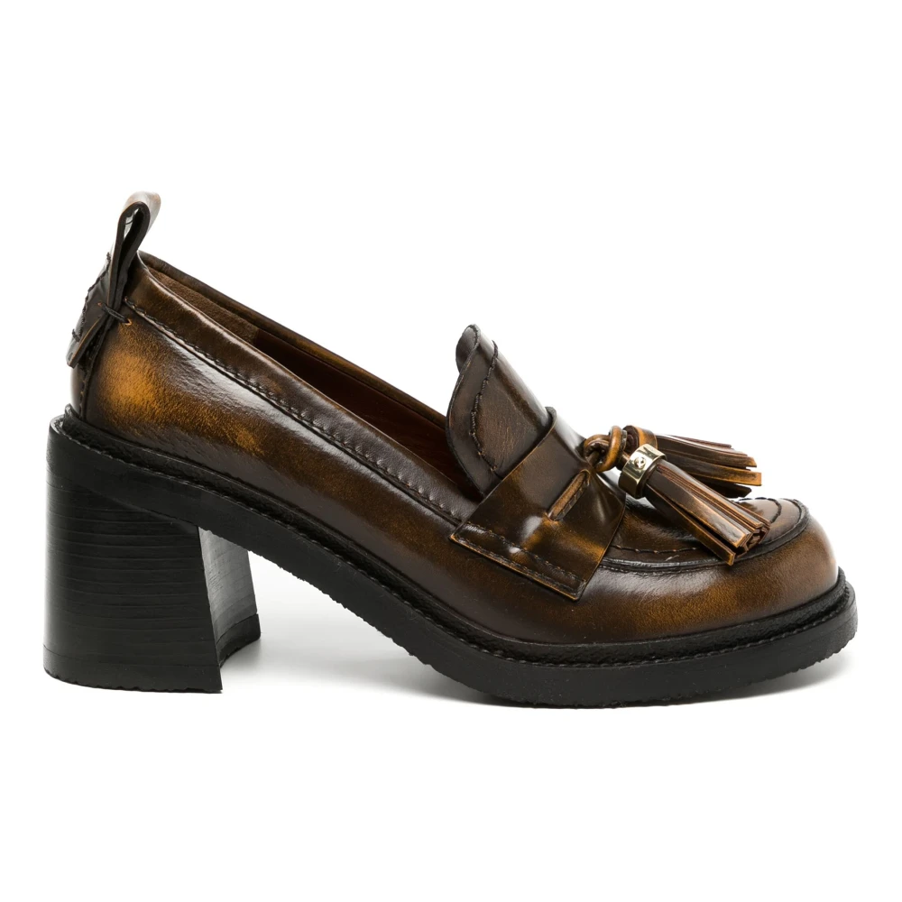 See by Chloé Skyie Leren Loafers Brown Dames