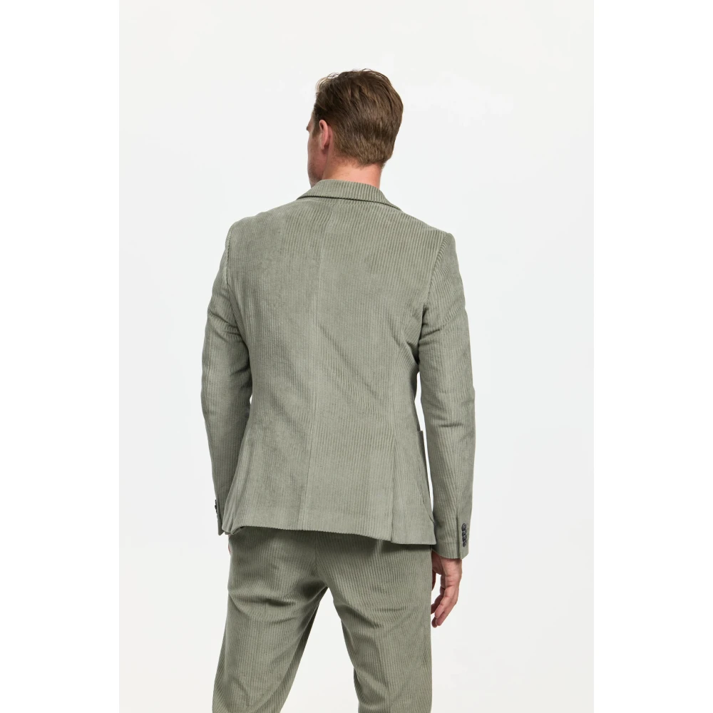 Zuitable Stijlvolle Blazer voor Mannen Green Heren