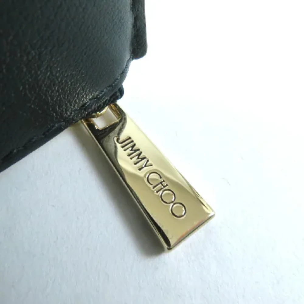 Jimmy Choo Pre-owned Leather wallets Green Dames