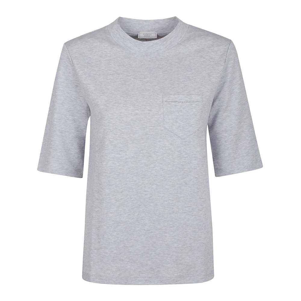 Peserico - Tops > T-Shirts - Gray - Peserico - Modalova
