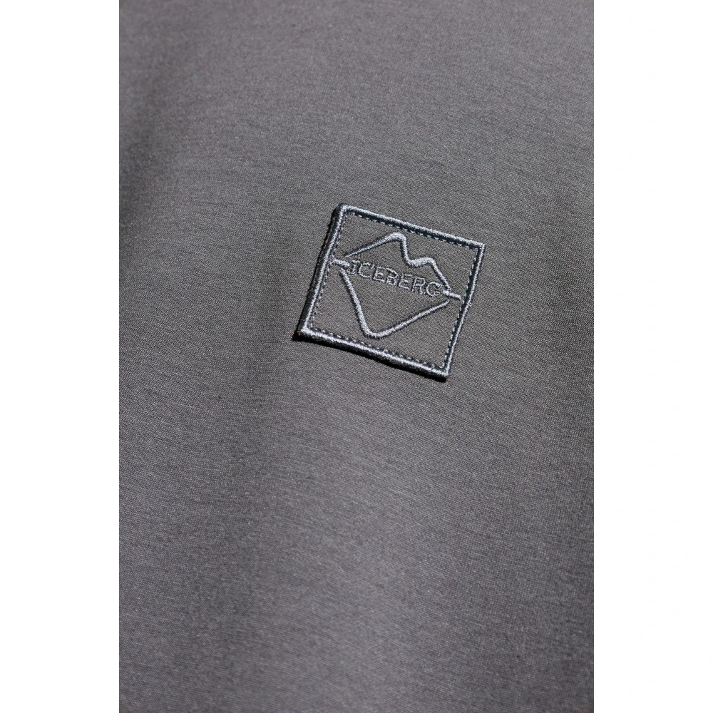 Iceberg Sweatshirt met logo Gray Heren