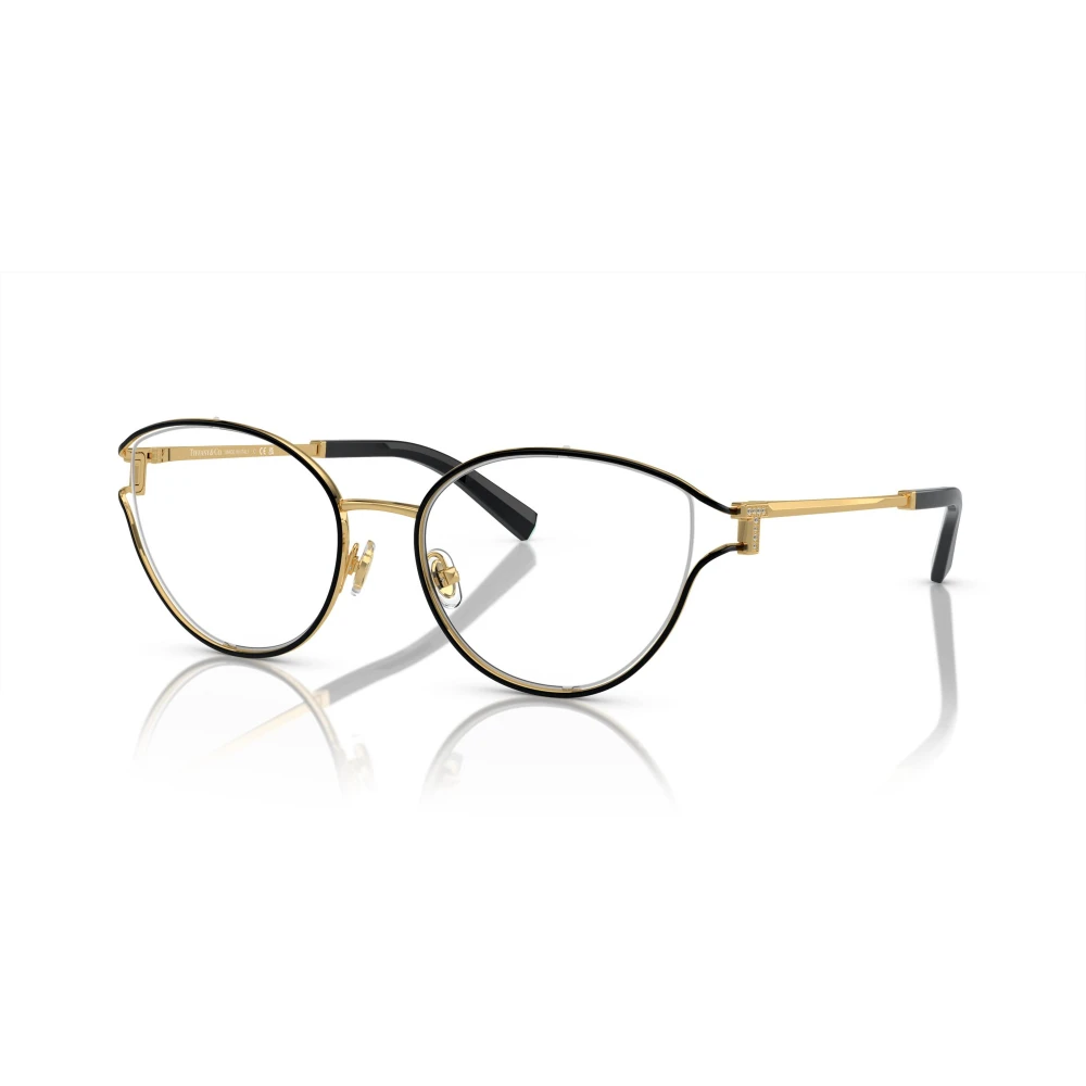 Tiffany Unisex Black Gold Eyewear Frames - Glasses - 54 Mm - Accessories