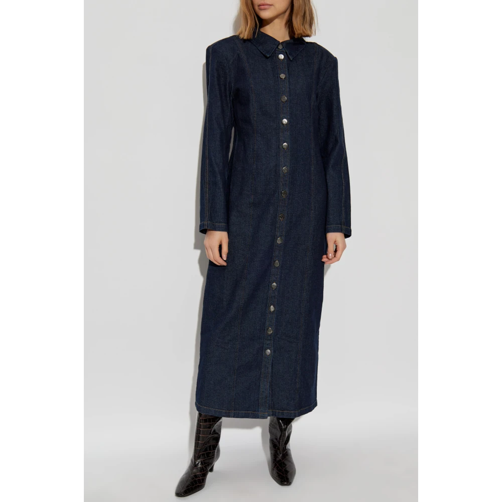 Gestuz Denim jurk Tilma Lang Blue Dames