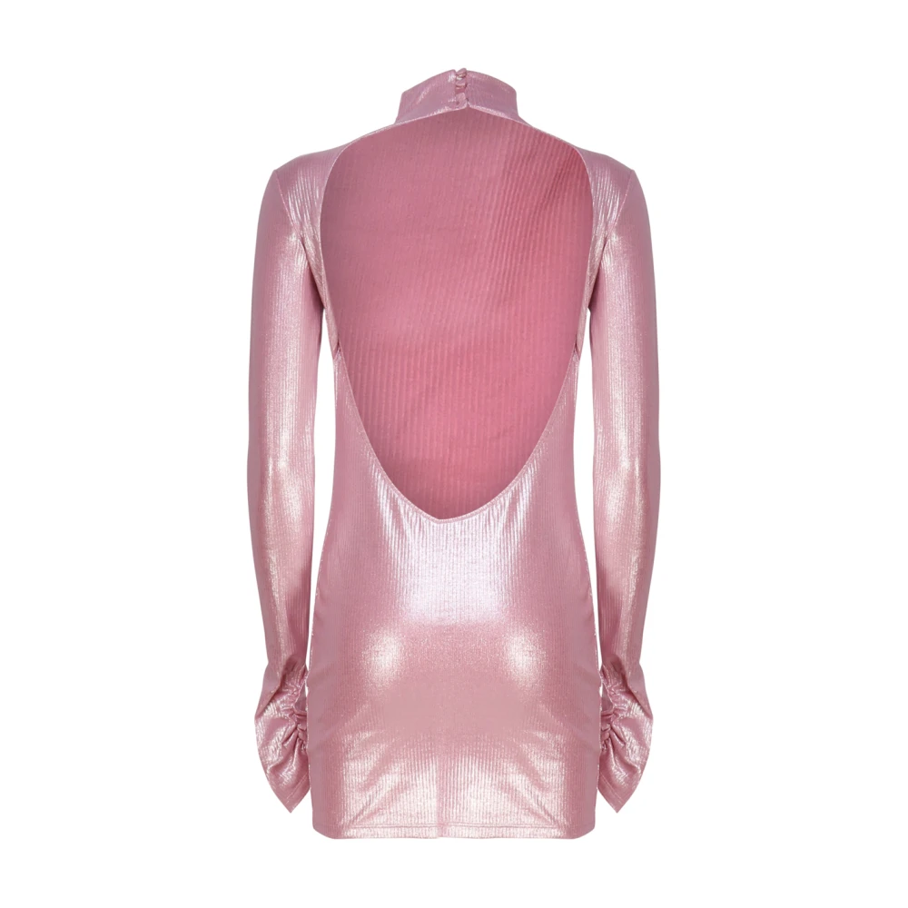 Andamane Roze Katoenen Jurken Pink Dames