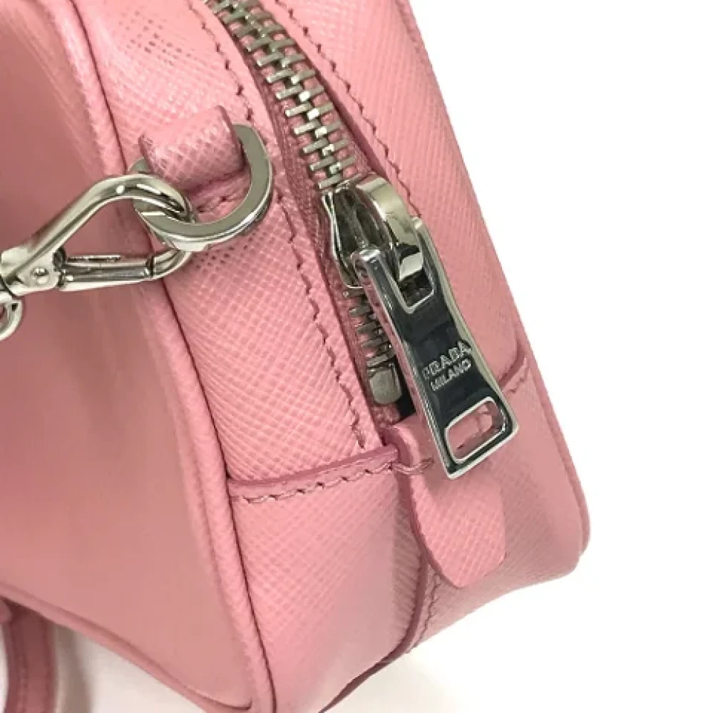 Prada Vintage Pre-owned Leather prada-bags Pink Dames
