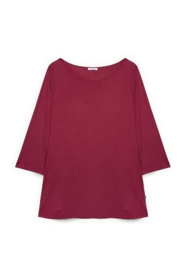 Båthalsad T-shirt