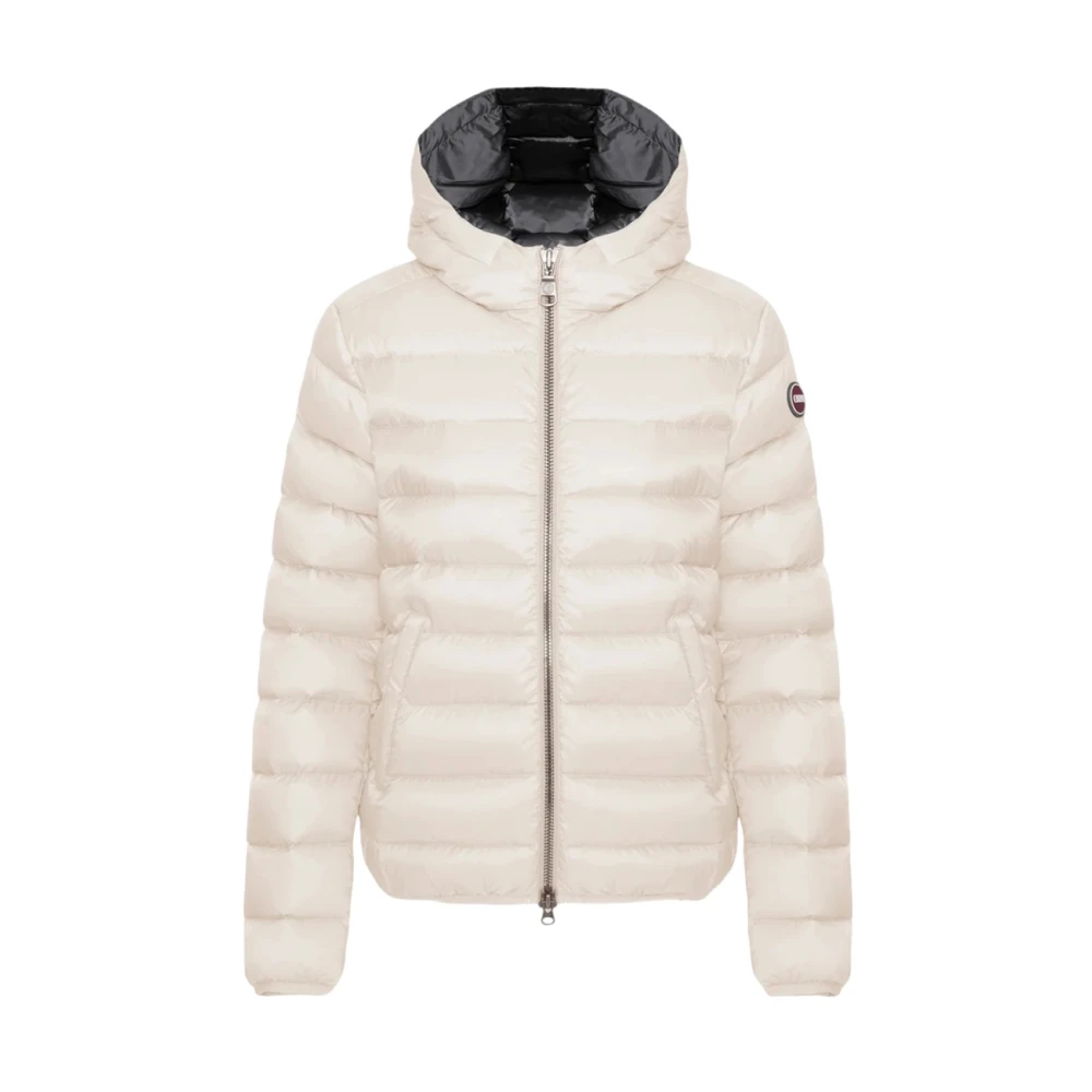 Colmar Korte Donsjas met Capuchon White Dames