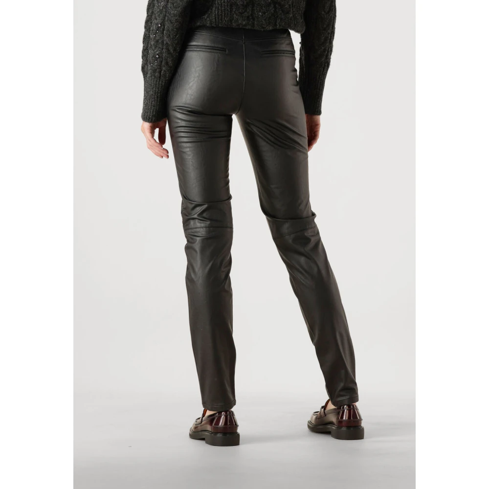 Dante 6 Imitatieleren leggings in zwart Black Dames