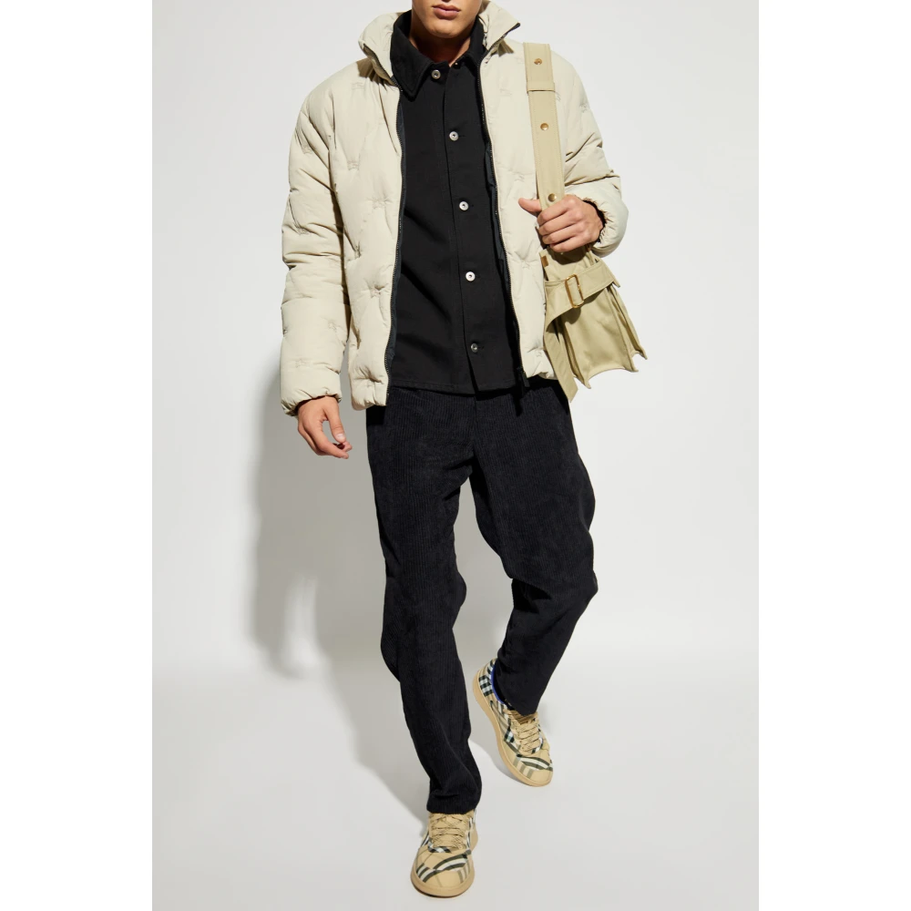 Burberry Jas met logo Gray Heren
