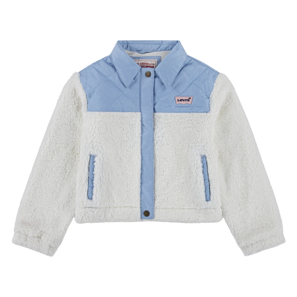 Levi's Women's White Sherpa Trucker Jacket