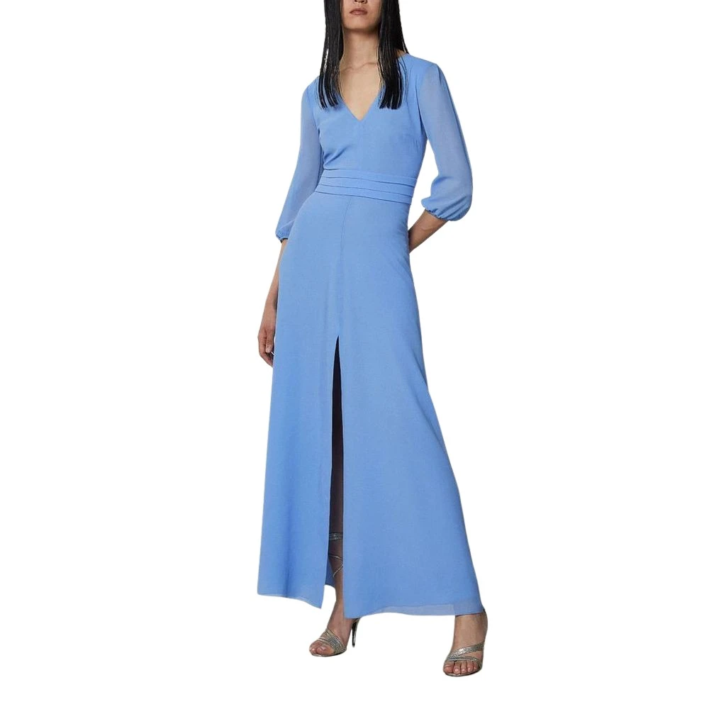 Patrizia Pepe Damen Blau Kleider, Xsgröße: