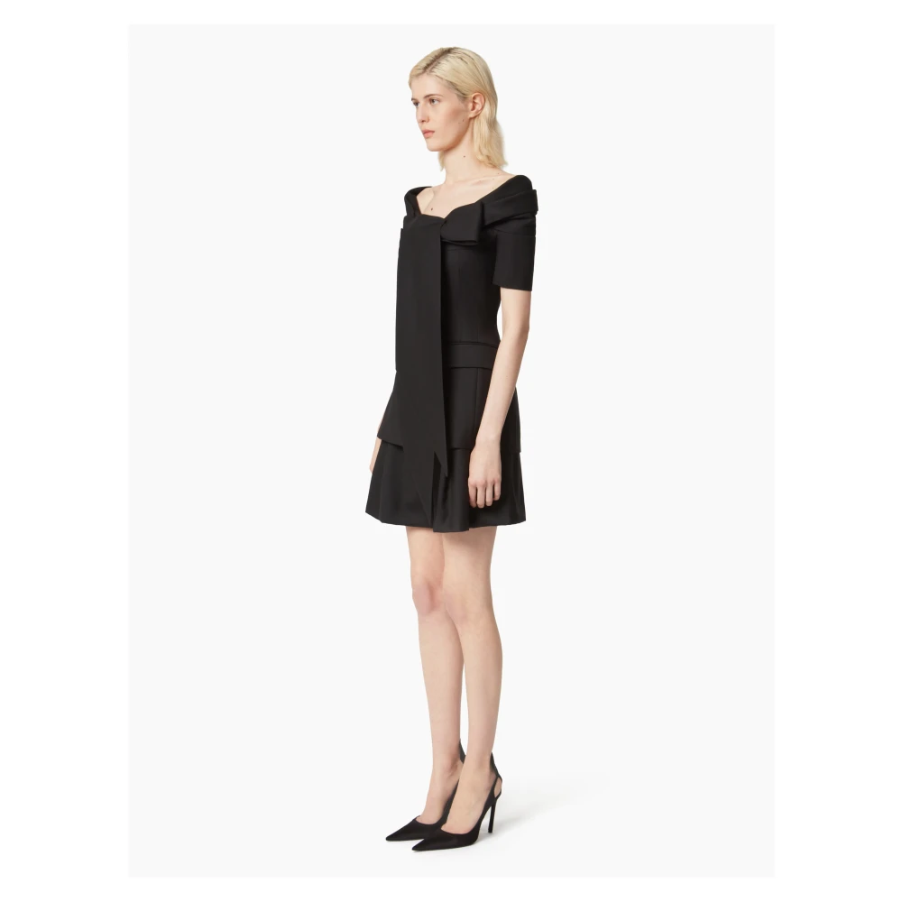 Nina Ricci Wijd Geplisseerd Black Dames