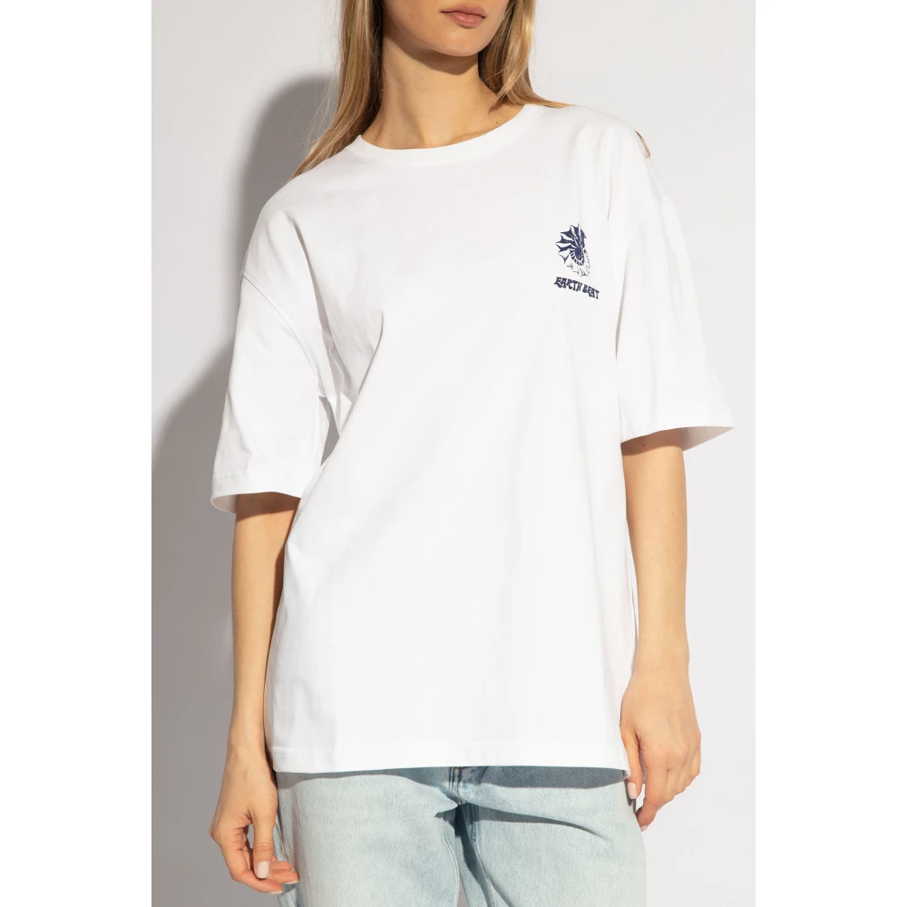 Samsøe Sawind bedrukt T-shirt White Unisex