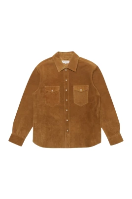 Western Suede Shirt LS