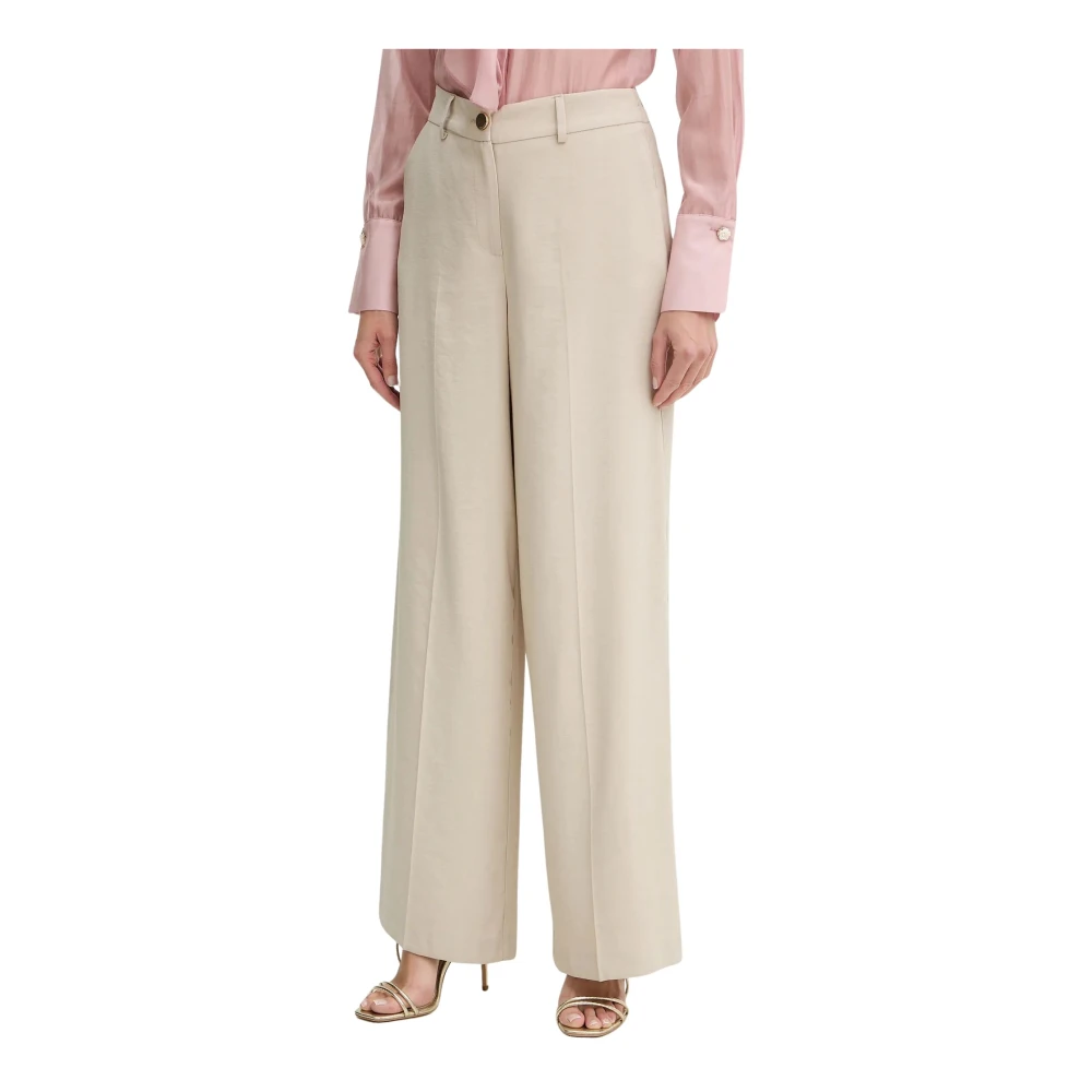 Fracomina Donna Beige Pantaloni, L, New,