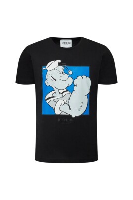 t-shirt-homme-noir-100-coton