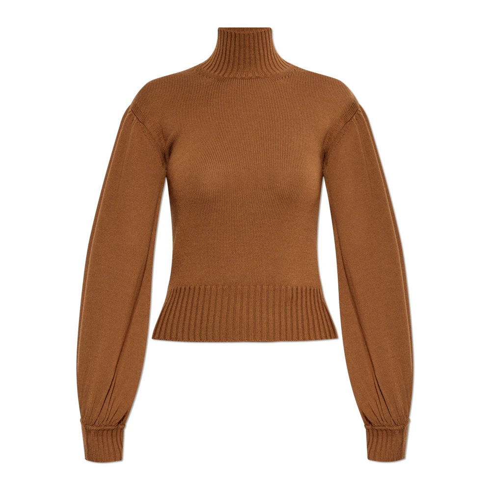 Max Mara Turtleneck Acurę Brown Dames