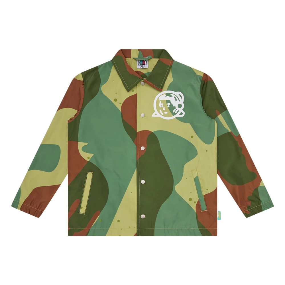 Billionaire Boys Multicolor Light Jackets, 14 Y, Space Camo Coach Jacket