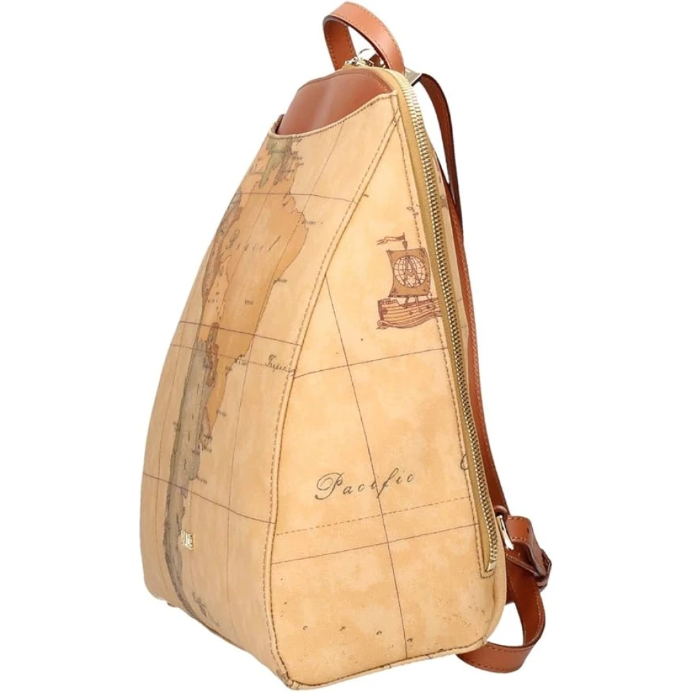 Alviero Martini 1a Classe Geo Classic Beige Rugzak Beige Dames