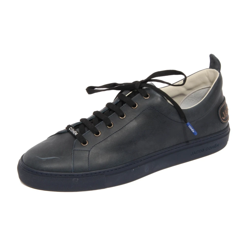 Jacob Cohën Vintage Marineblauwe Leren Schoen Heren Schoenen