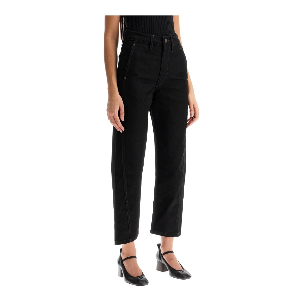 Lemaire Broek met gedraaide naden Black Dames