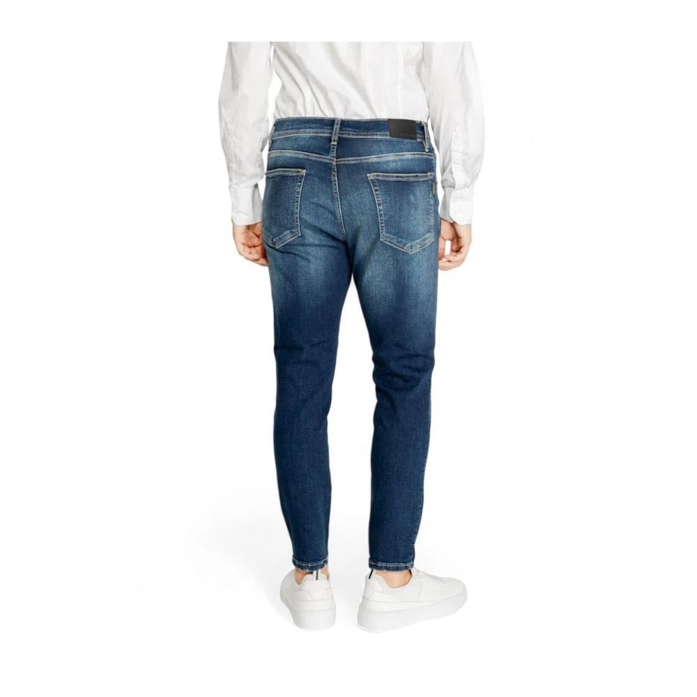 Antony Morato Blauwe Katoenmix Jeans Mannen Herfst Winter Blue Heren