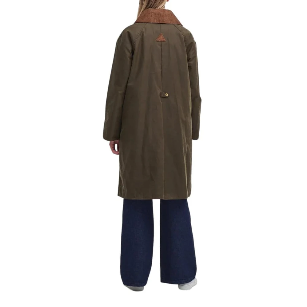 Barbour Olijfgroene Jas Stijlvol Comfortabel Brown Dames