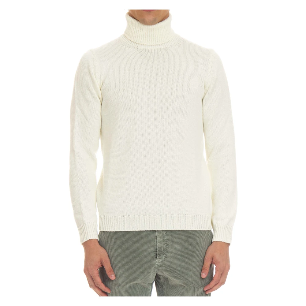 Roberto Collina Merino Wol Trui Room Beige Heren