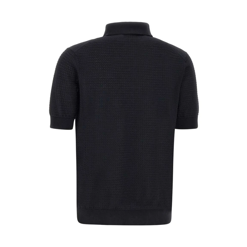 Filippo De Laurentiis Polo Shirts Black Heren