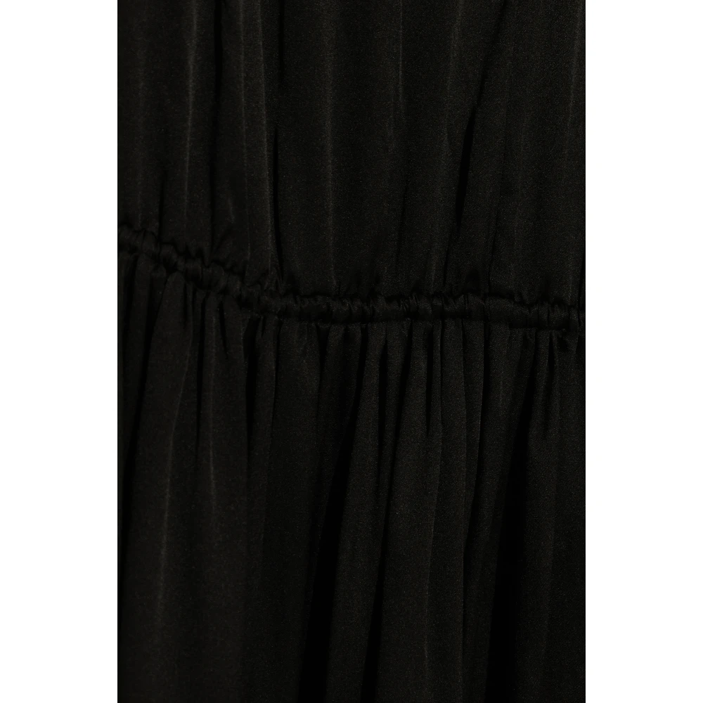 Anine Bing V-hals jurk Black Dames