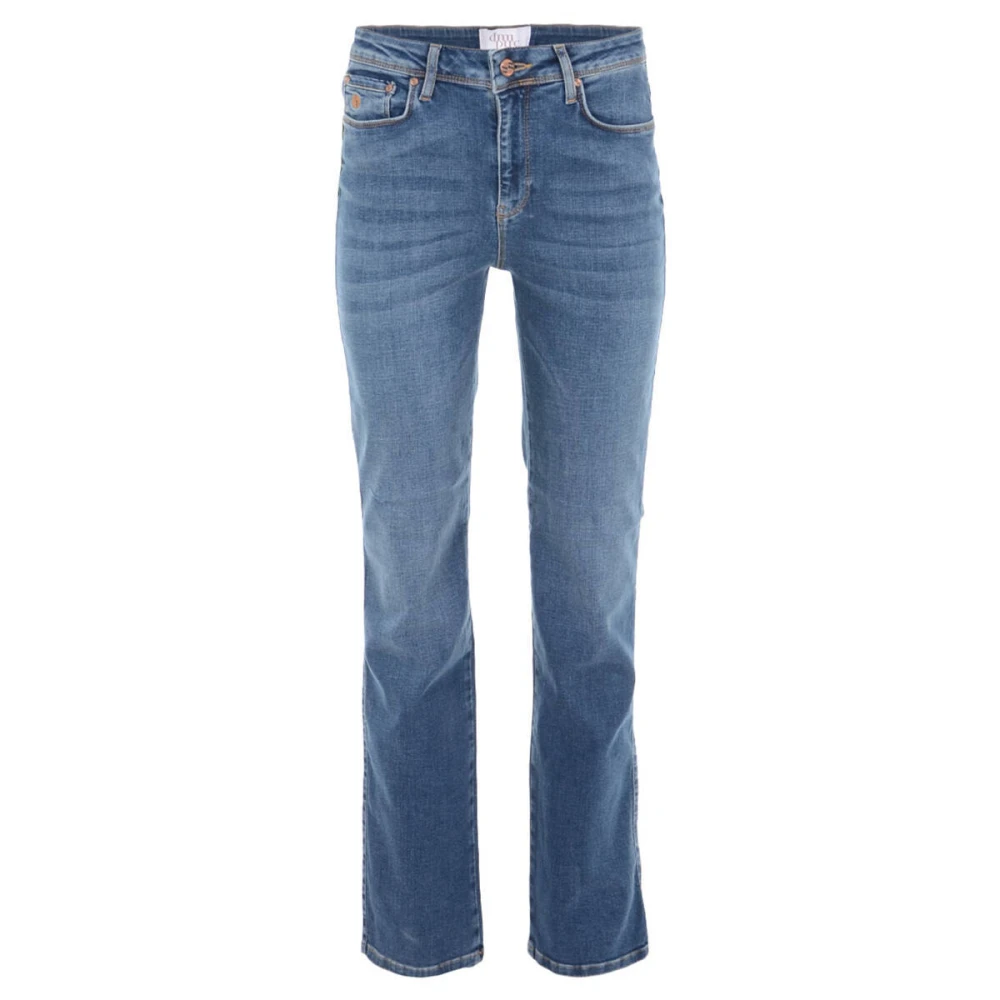 DNM Pure Flared Jeans Flynn Model Blue Dames