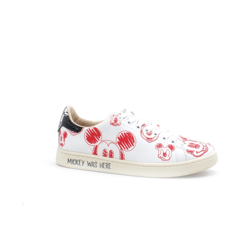 MOA Master OF Arts Mickey Mouse Leather Sneakers Dames Schoenen Wit
