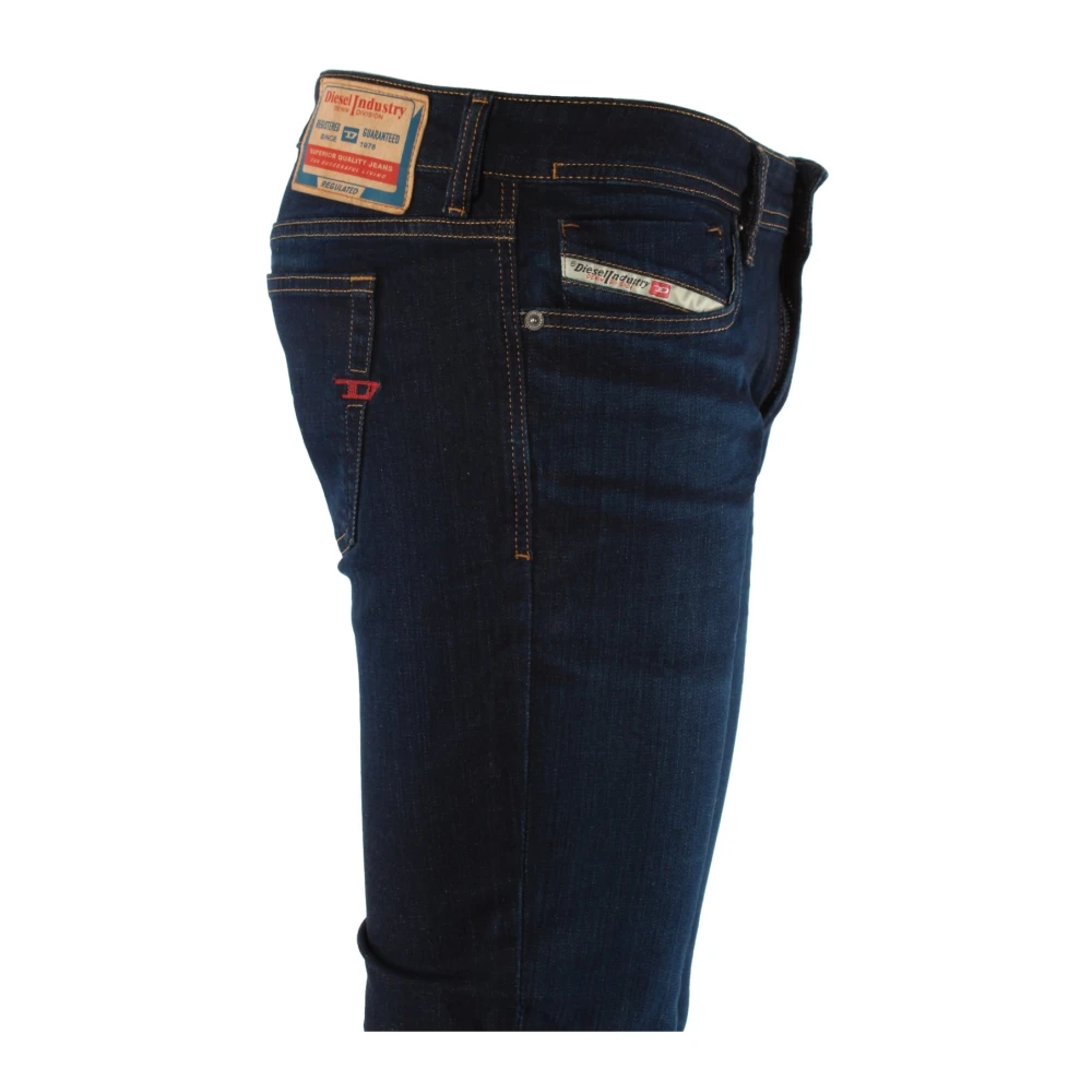 Diesel Blauwe Skinny Fit Jeans voor Heren Blue Heren