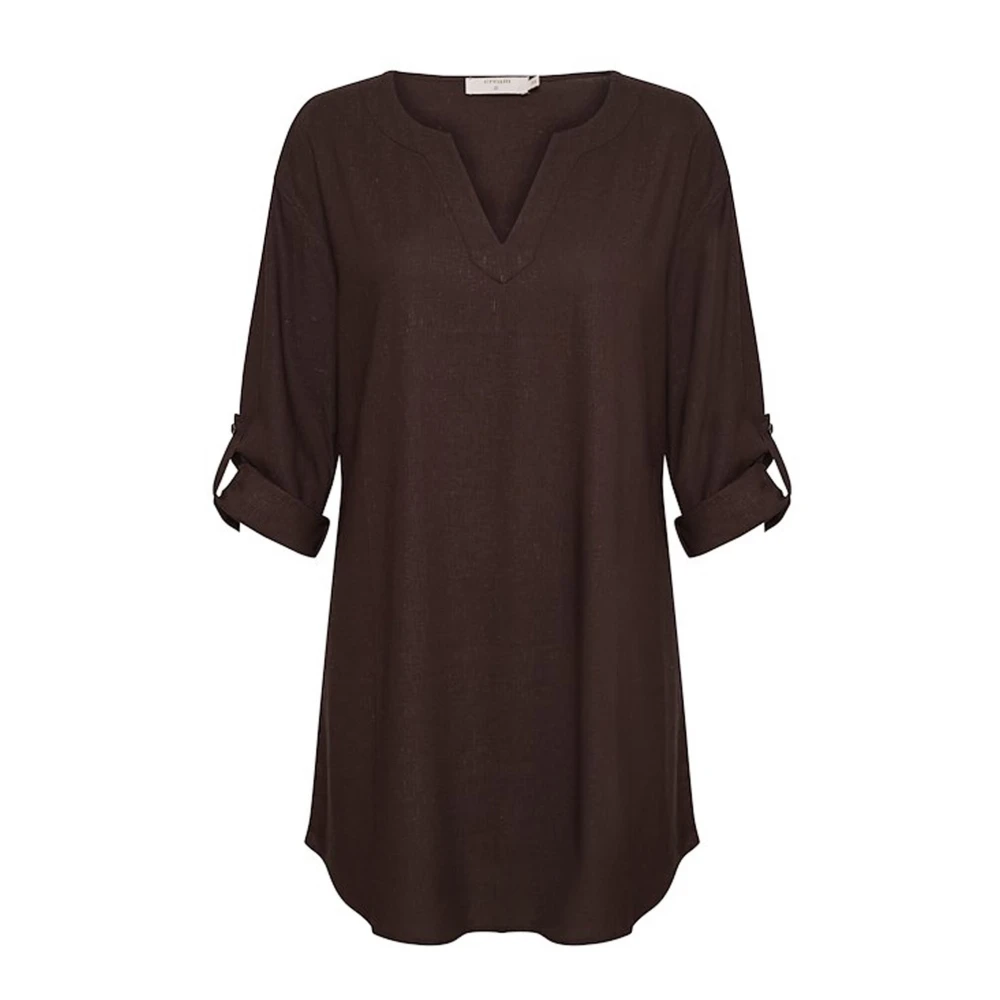 Blouses & Shirts > Tunics - - Cream - Modalova
