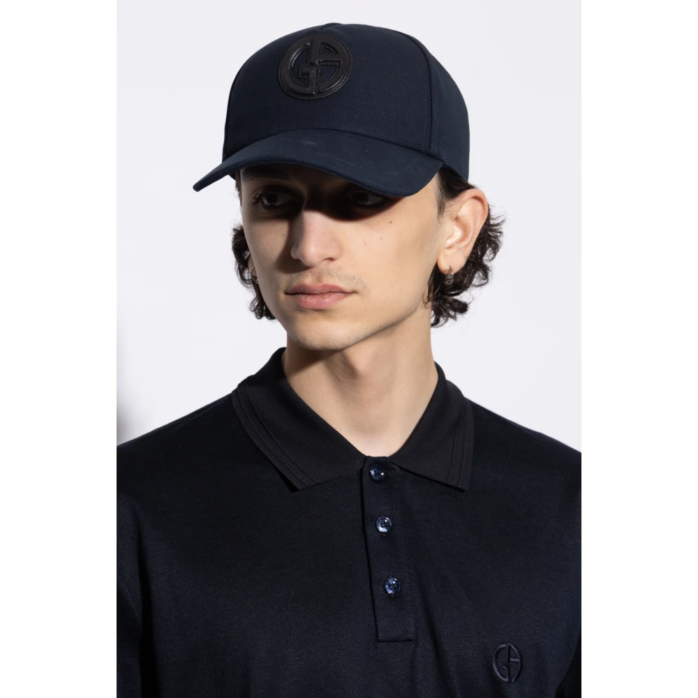 Giorgio Armani Baseballpet Blue Heren
