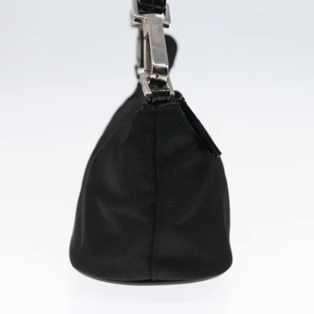 Gucci Vintage Pre-owned Nylon pouches Black Dames
