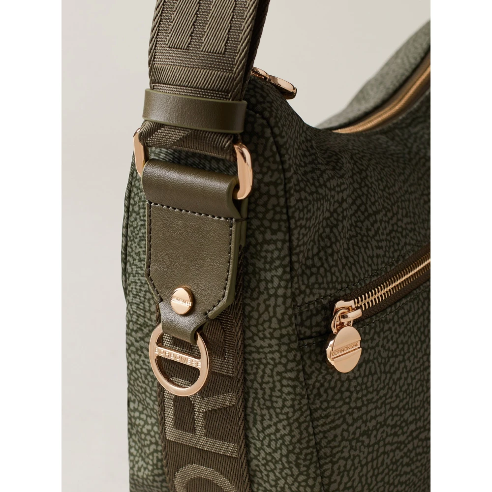 Borbonese Militair Groene Luna Schoudertas Green Dames