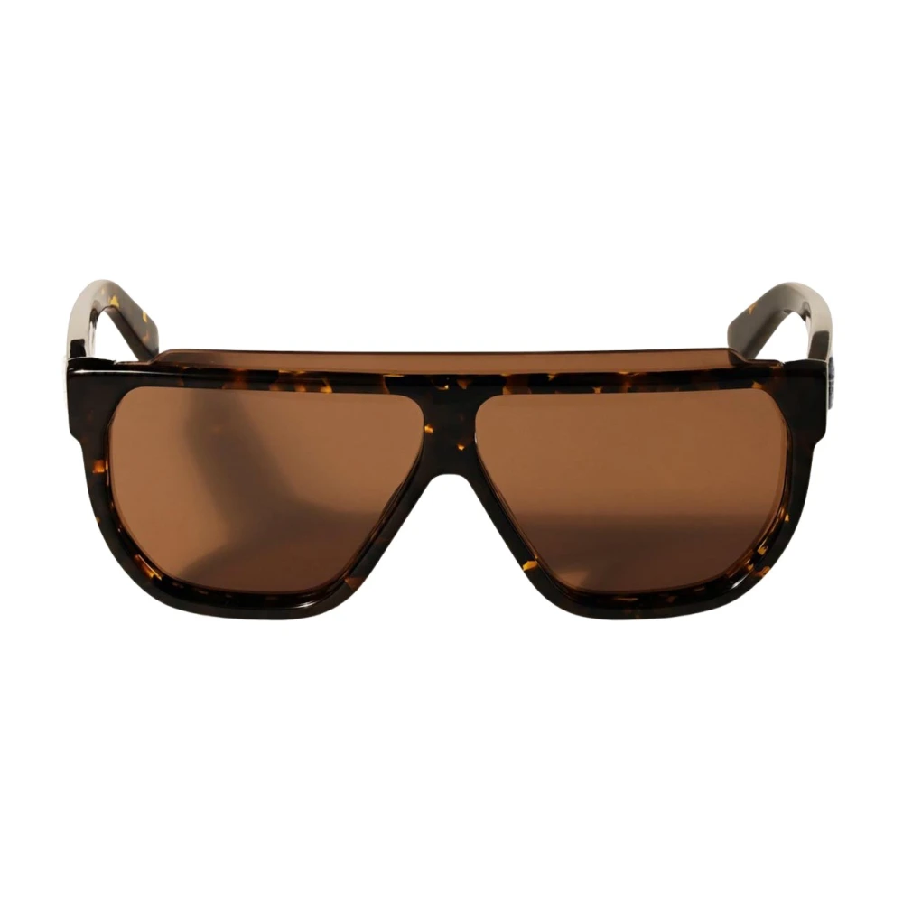 Off White Unisex Brown Earth Sunglasses - Sunglasses - One Size - Accessories