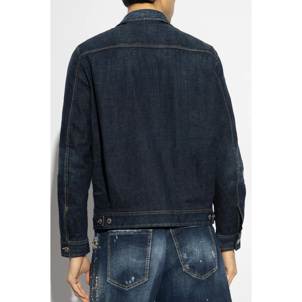 Dsquared2 Denim jas Blue Heren