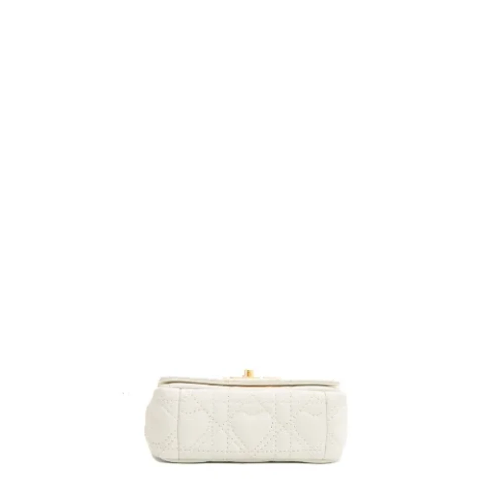 Dior Vintage Pre-owned Leather dior-bags White Dames